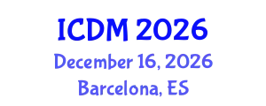 International Conference on Data Mining (ICDM) December 16, 2026 - Barcelona, Spain