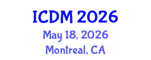 International Conference on Data Mining (ICDM) May 18, 2026 - Montreal, Canada