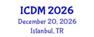 International Conference on Data Mining (ICDM) December 20, 2026 - Istanbul, Turkey