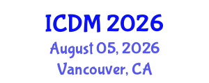 International Conference on Data Mining (ICDM) August 05, 2026 - Vancouver, Canada