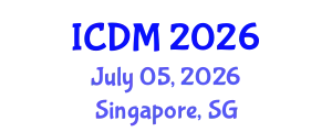 International Conference on Data Mining (ICDM) July 05, 2026 - Singapore, Singapore