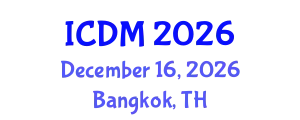 International Conference on Data Mining (ICDM) December 16, 2026 - Bangkok, Thailand