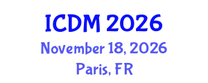 International Conference on Data Mining (ICDM) November 18, 2026 - Paris, France