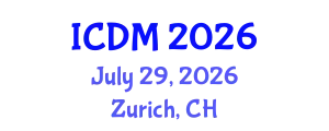 International Conference on Data Mining (ICDM) July 29, 2026 - Zurich, Switzerland