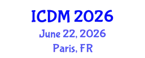International Conference on Data Mining (ICDM) June 22, 2026 - Paris, France