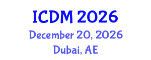 International Conference on Data Mining (ICDM) December 20, 2026 - Dubai, United Arab Emirates