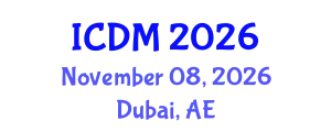 International Conference on Data Mining (ICDM) November 08, 2026 - Dubai, United Arab Emirates