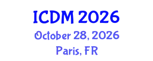 International Conference on Data Mining (ICDM) October 28, 2026 - Paris, France