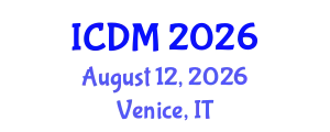 International Conference on Data Mining (ICDM) August 12, 2026 - Venice, Italy