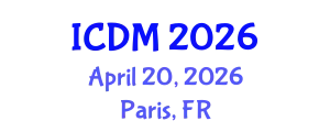 International Conference on Data Mining (ICDM) April 20, 2026 - Paris, France
