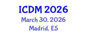 International Conference on Data Mining (ICDM) March 30, 2026 - Madrid, Spain