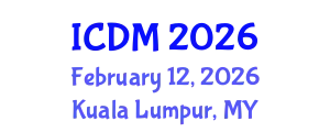 International Conference on Data Mining (ICDM) February 12, 2026 - Kuala Lumpur, Malaysia
