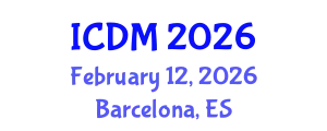 International Conference on Data Mining (ICDM) February 12, 2026 - Barcelona, Spain