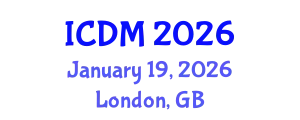 International Conference on Data Mining (ICDM) January 19, 2026 - London, United Kingdom