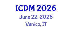 International Conference on Data Mining (ICDM) June 22, 2026 - Venice, Italy