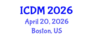 International Conference on Data Mining (ICDM) April 20, 2026 - Boston, United States
