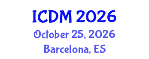 International Conference on Data Mining (ICDM) October 25, 2026 - Barcelona, Spain