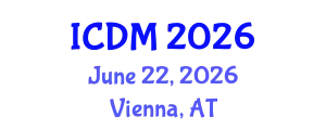 International Conference on Data Mining (ICDM) June 22, 2026 - Vienna, Austria