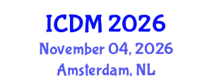 International Conference on Data Mining (ICDM) November 04, 2026 - Amsterdam, Netherlands