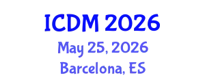 International Conference on Data Mining (ICDM) May 25, 2026 - Barcelona, Spain