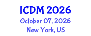 International Conference on Data Mining (ICDM) October 07, 2026 - New York, United States