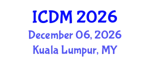International Conference on Data Mining (ICDM) December 06, 2026 - Kuala Lumpur, Malaysia