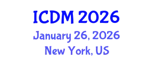 International Conference on Data Mining (ICDM) January 26, 2026 - New York, United States