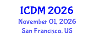 International Conference on Data Mining (ICDM) November 01, 2026 - San Francisco, United States