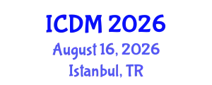 International Conference on Data Mining (ICDM) August 16, 2026 - Istanbul, Turkey