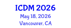 International Conference on Data Mining (ICDM) May 18, 2026 - Vancouver, Canada