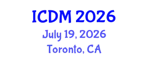 International Conference on Data Mining (ICDM) July 19, 2026 - Toronto, Canada