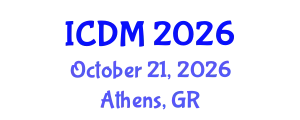 International Conference on Data Mining (ICDM) October 21, 2026 - Athens, Greece