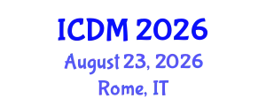 International Conference on Data Mining (ICDM) August 23, 2026 - Rome, Italy