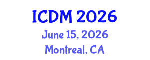 International Conference on Data Mining (ICDM) June 15, 2026 - Montreal, Canada