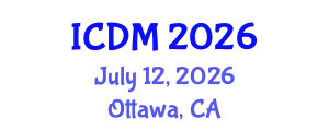 International Conference on Data Mining (ICDM) July 12, 2026 - Ottawa, Canada