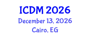 International Conference on Data Mining (ICDM) December 13, 2026 - Cairo, Egypt