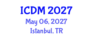 International Conference on Data Mining (ICDM) May 06, 2027 - Istanbul, Turkey