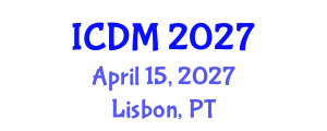 International Conference on Data Mining (ICDM) April 15, 2027 - Lisbon, Portugal
