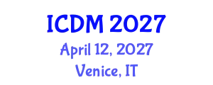International Conference on Data Mining (ICDM) April 12, 2027 - Venice, Italy