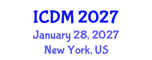 International Conference on Data Mining (ICDM) January 28, 2027 - New York, United States