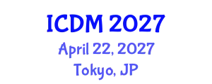 International Conference on Data Mining (ICDM) April 22, 2027 - Tokyo, Japan