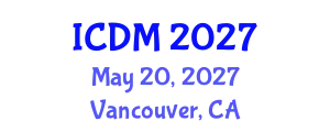 International Conference on Data Mining (ICDM) May 20, 2027 - Vancouver, Canada