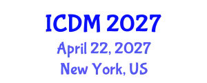 International Conference on Data Mining (ICDM) April 22, 2027 - New York, United States