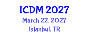 International Conference on Data Mining (ICDM) March 22, 2027 - Istanbul, Turkey