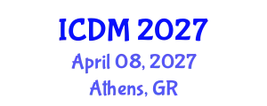 International Conference on Data Mining (ICDM) April 08, 2027 - Athens, Greece