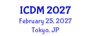 International Conference on Data Mining (ICDM) February 25, 2027 - Tokyo, Japan