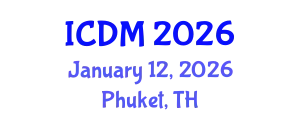 International Conference on Data Mining (ICDM) January 12, 2026 - Phuket, Thailand