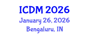 International Conference on Data Mining (ICDM) January 26, 2026 - Bengaluru, India