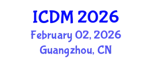 International Conference on Data Mining (ICDM) February 02, 2026 - Guangzhou, China