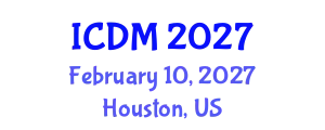 International Conference on Data Mining (ICDM) February 10, 2027 - Houston, United States